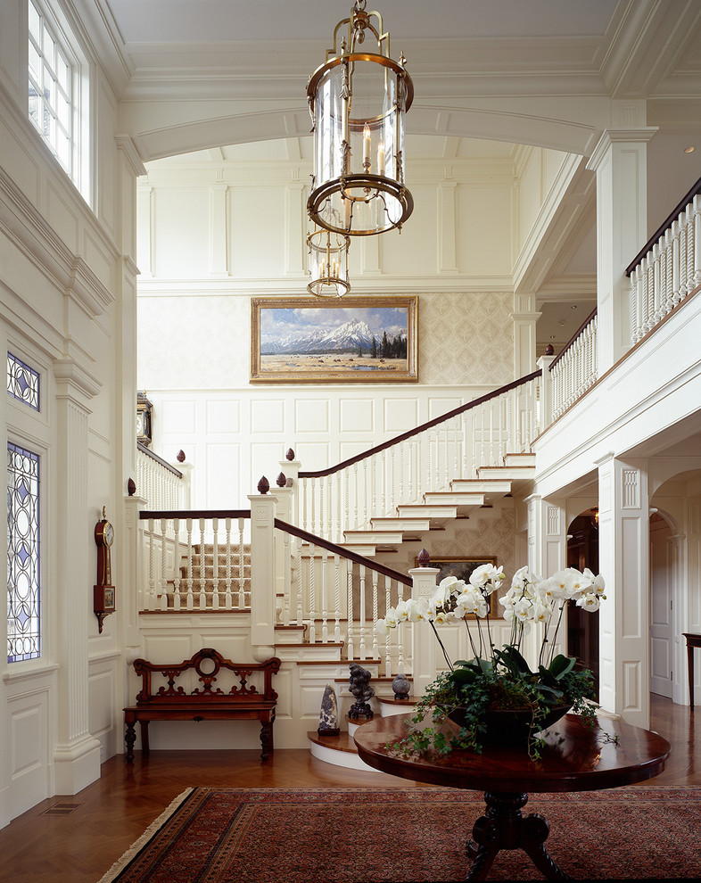 catalano architects stairway wood panelling better decorating bible blog traditional country decor