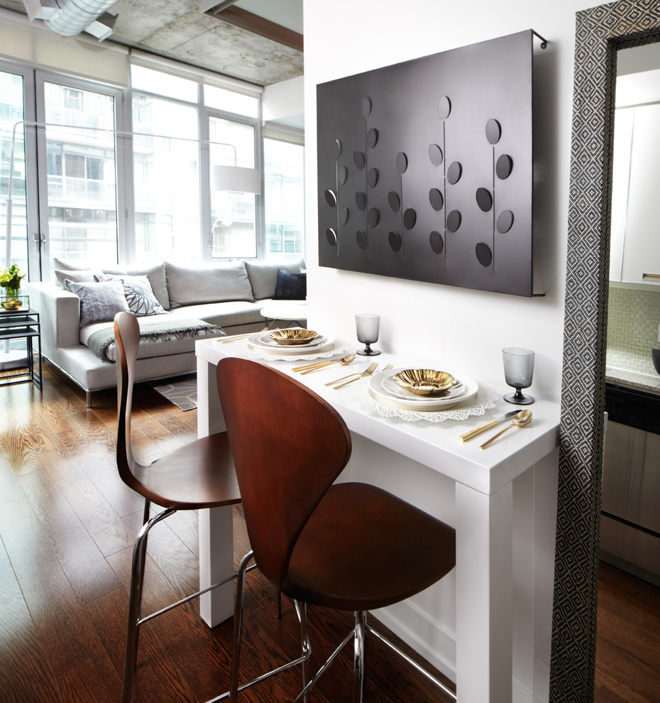 rasied furniture rbreakfast table apartment Contemporary-Dining-Room