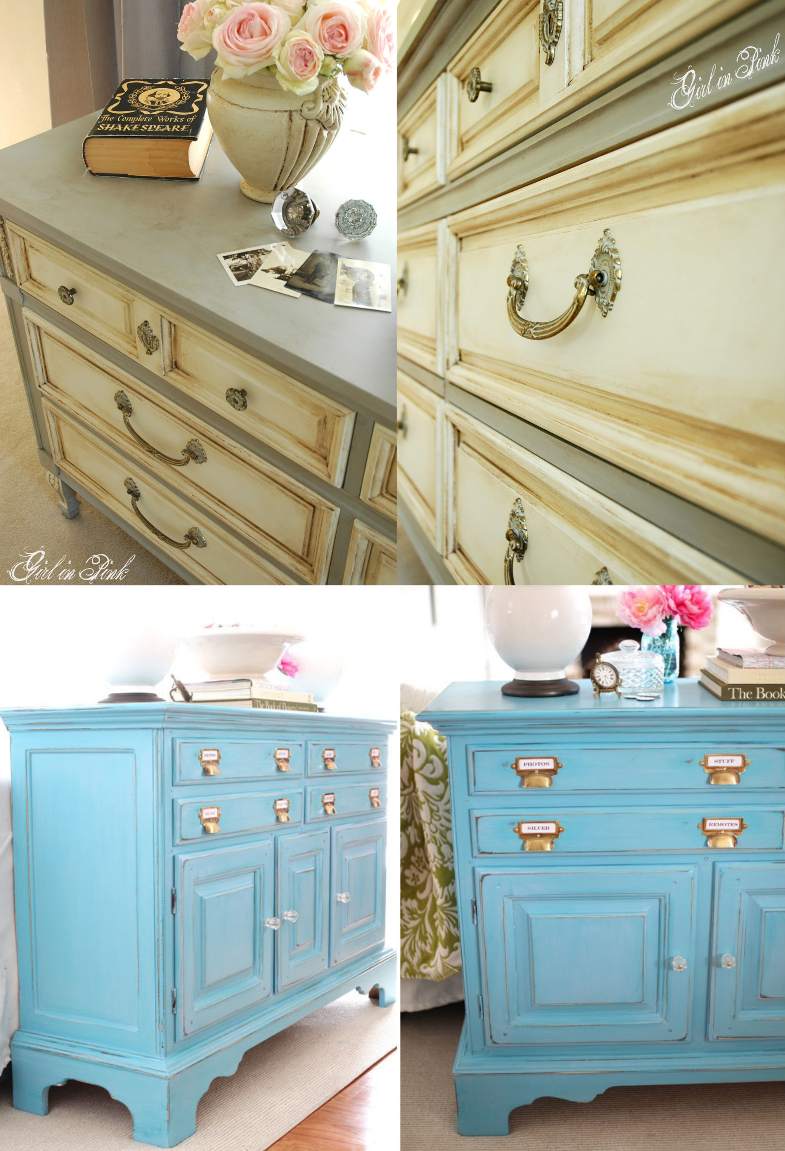 chalk paint buffet media console aged sanding redo makeover better decorating bible blog