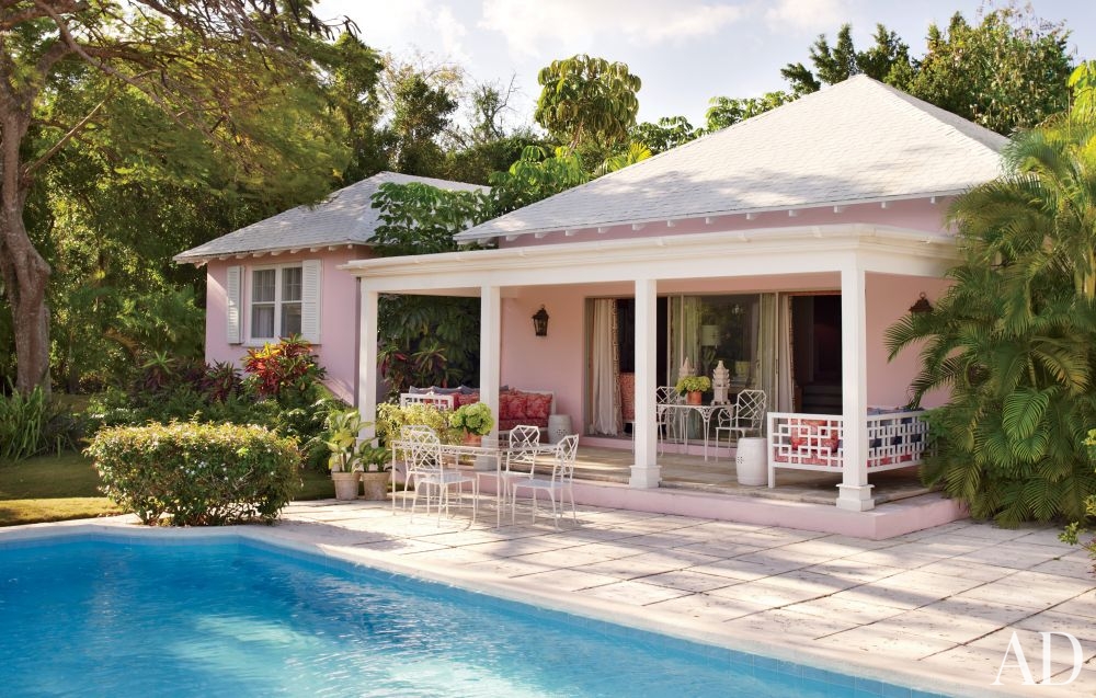 beach outdoor pool house hut hollywood beverly hills hotel style decor pool better decorating bible blog