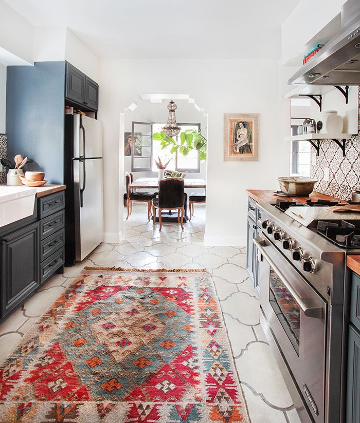 persian rug carpet in kitchen decorating