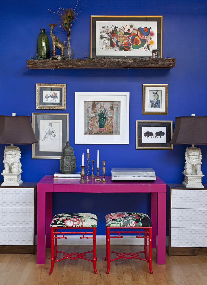 greek blue wall better decorating bible blog painting a wall blue fuschia pink