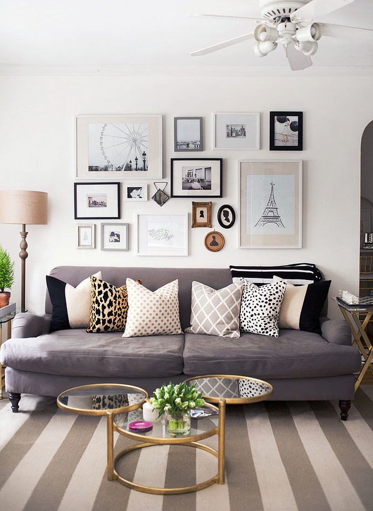 grey decor leopard pillow gold coffee table saloon wall frame collage better decorating bible blog