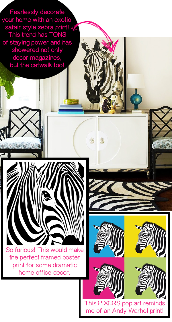 PIXERS pixersize custom poster prints wall murals wall decor ideas print your own images cover a wall budget decor zebra canvas print 1