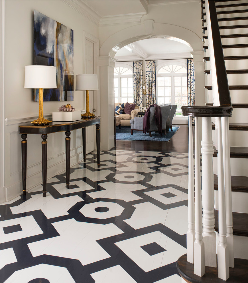 how to paint your hardwood flooring