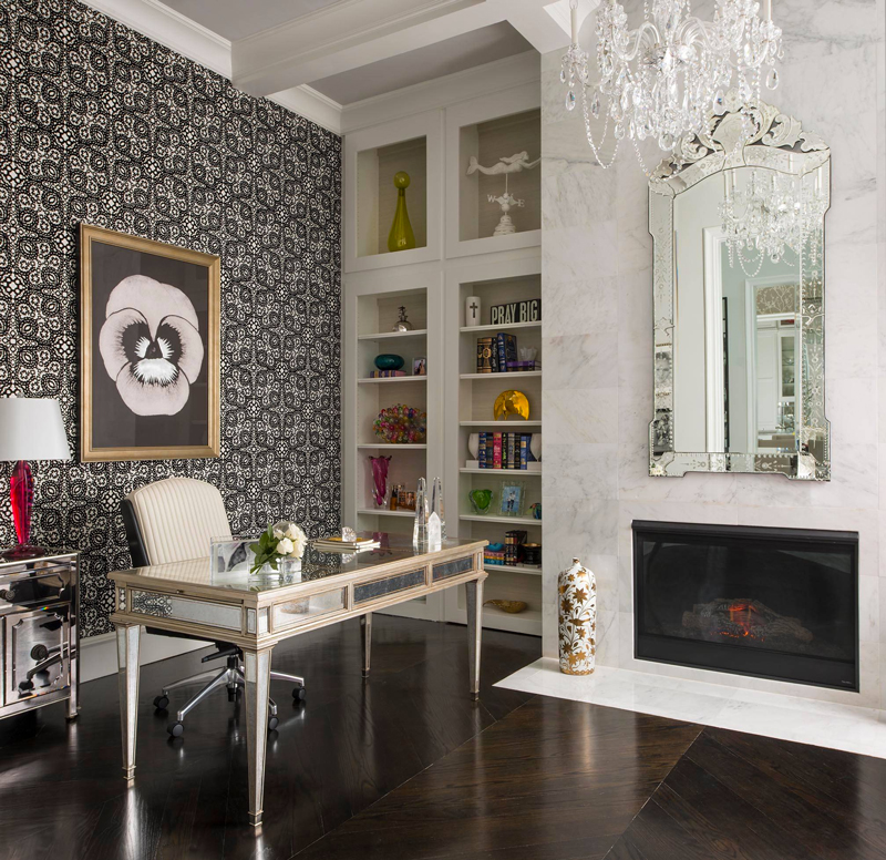 damask-wallpaper-mural-statement-wall-decor-ideas